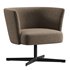 VELOUR Easy chair with spoke base By La Cividina - Thumbnail 2