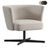 VELOUR Easy chair with spoke base By La Cividina - Thumbnail 4