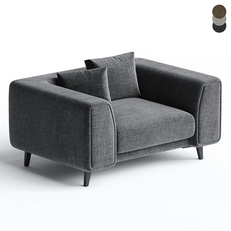 Upholstered armchair PRINCIPE Image 1