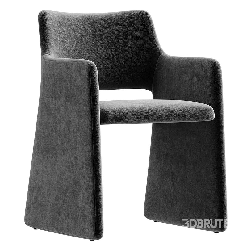 Uluwatu Dining Chair in Brussels Velvet Image 4