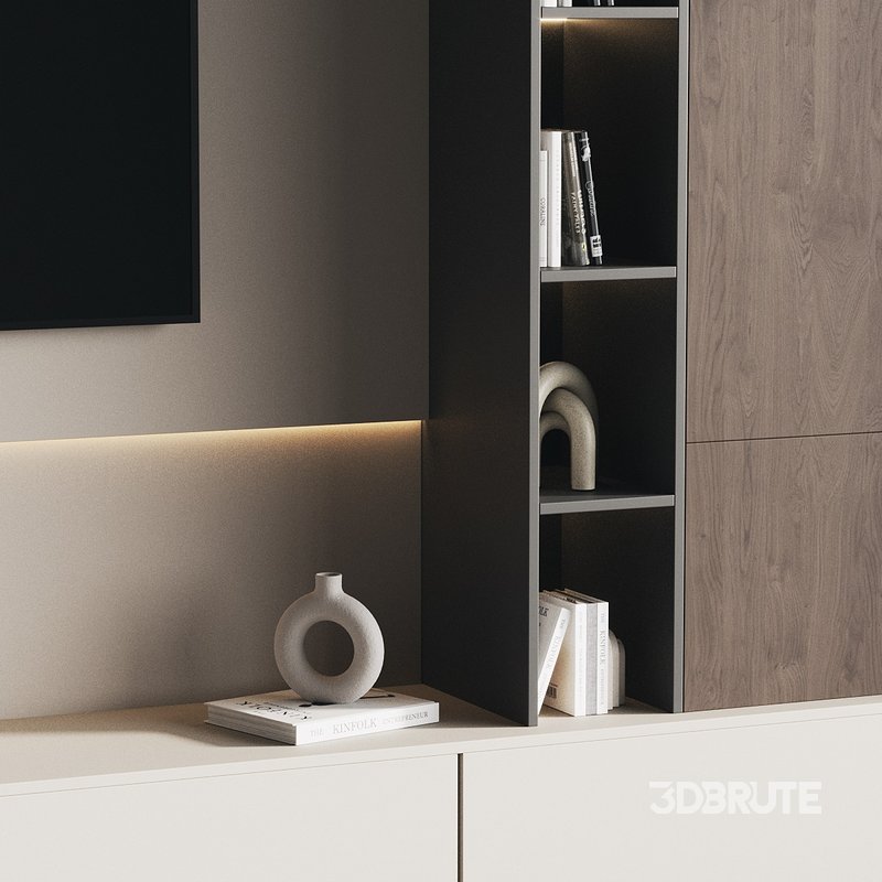 Tv Wall Set 043 Image 2