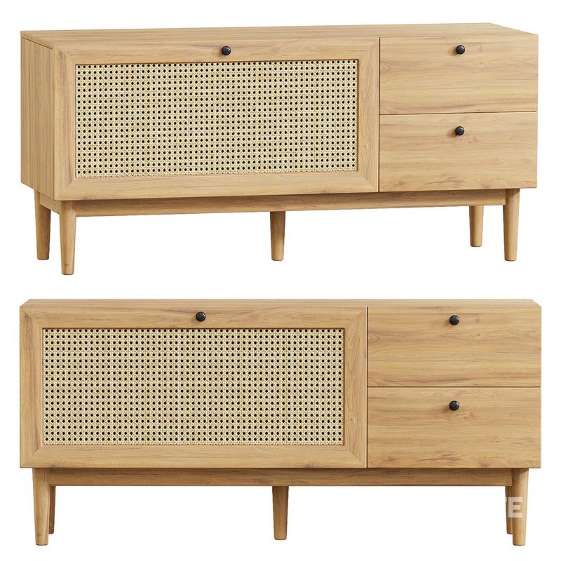 TV stand and Sideboard Roshal Image 1