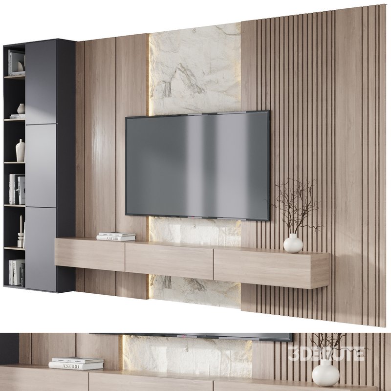 TV wall decor set14 Image 1