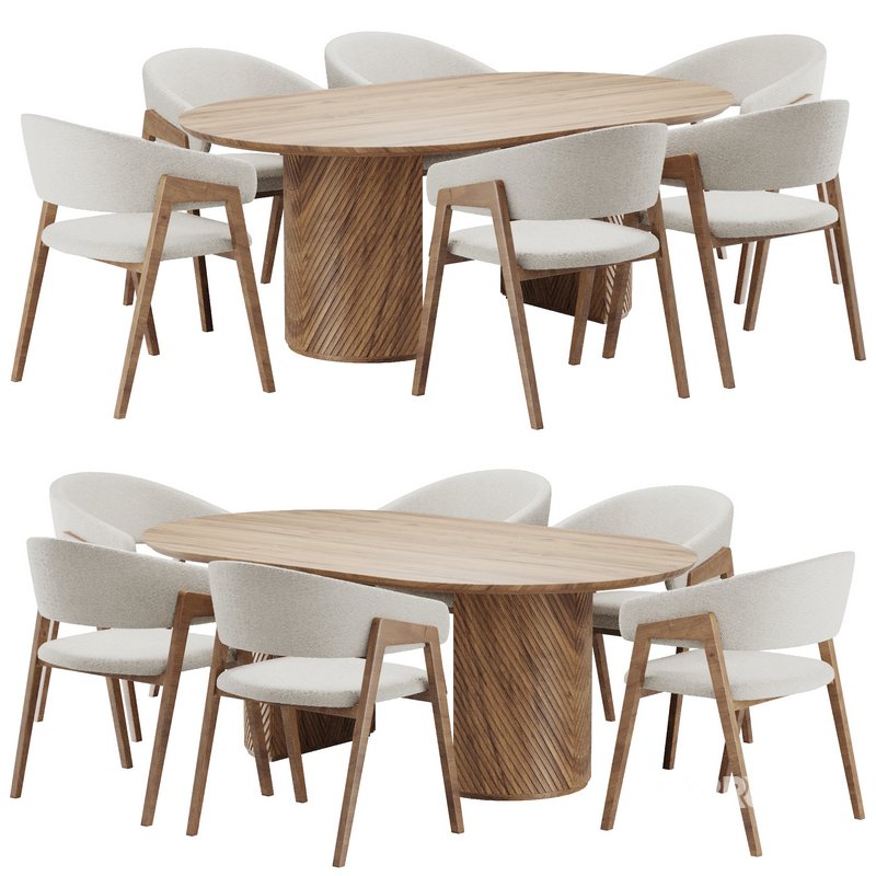 Dinning chair and table set110 Image 1