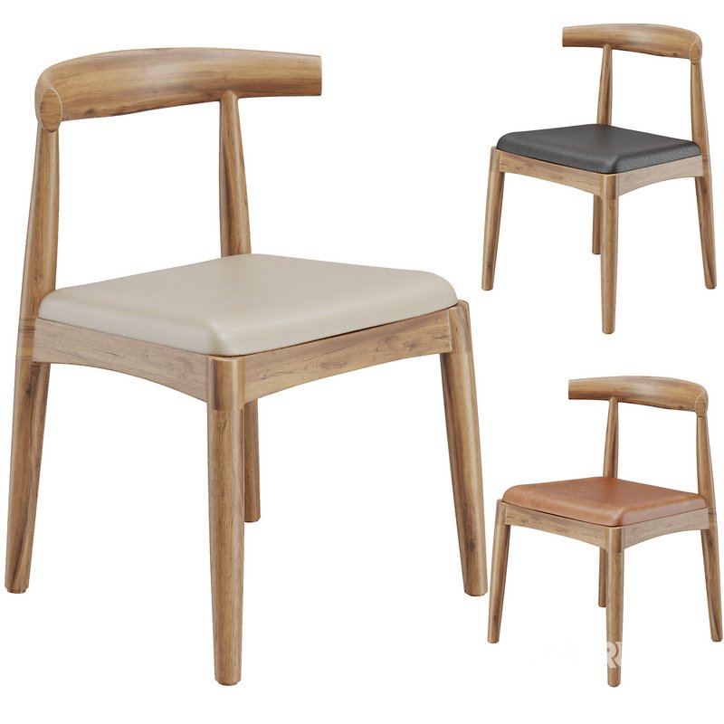 Elbow Chair Natural Oak Image 1