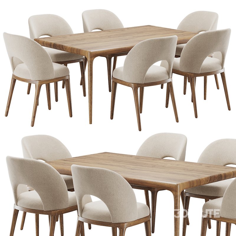 Dinning chair and table115 Image 1