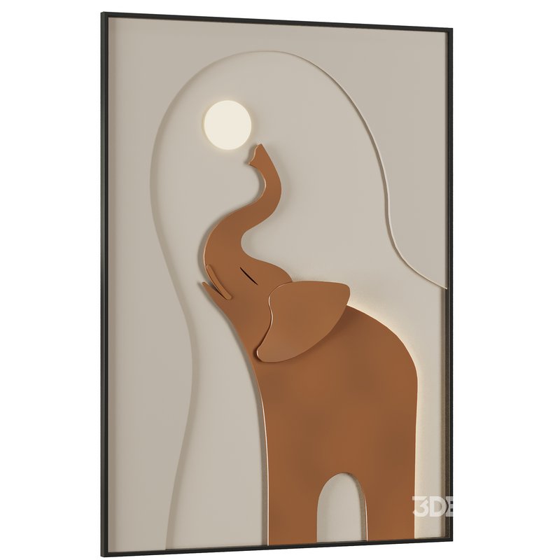 Elephent Frame picture Image 4