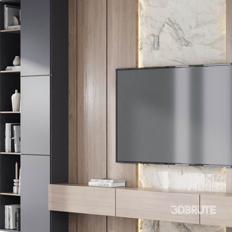 TV wall decor set14 Image 4