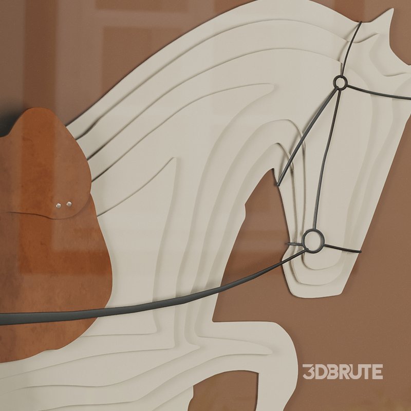 Horse Frame Picture Image 4