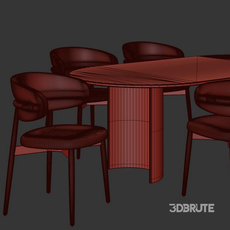 Dinning chair and table129 Image 6