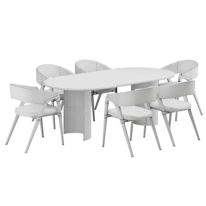 Dinning chair and table122 Image 3