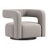 Restoration Hardware Drew Curved Swivel Chair RH - Thumbnail 1