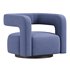 Restoration Hardware Drew Curved Swivel Chair RH - Thumbnail 3