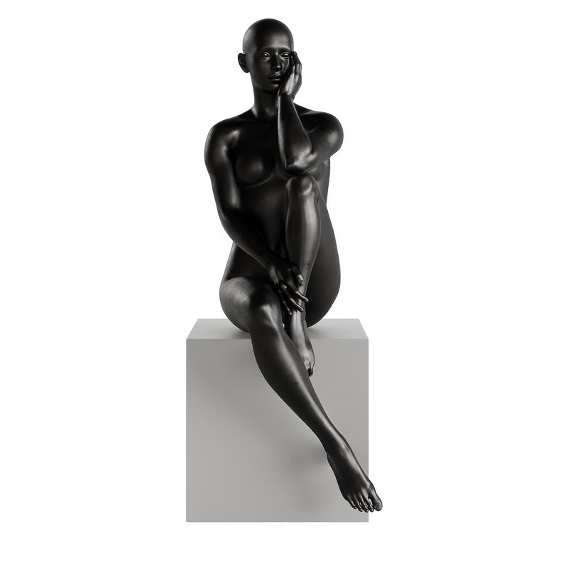 Finesse Decor Antoinette Doll Sculpture With Base Image 3