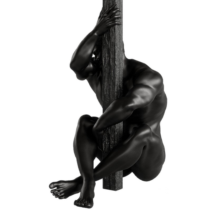 Decoration Statue of naked male body and column Image 1