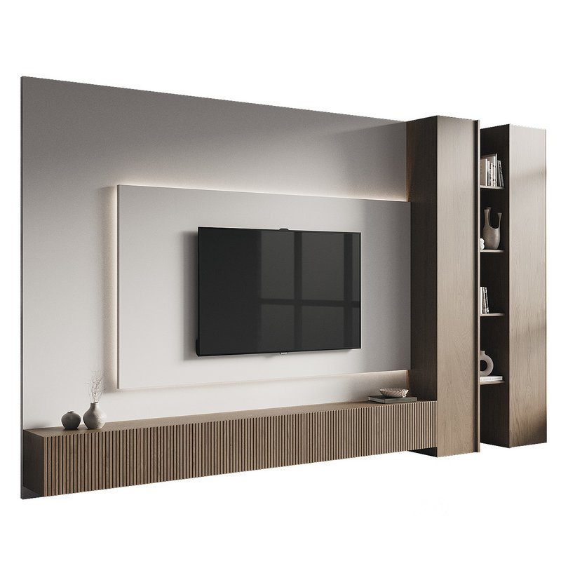 Tv Wall Set 048 Image 1