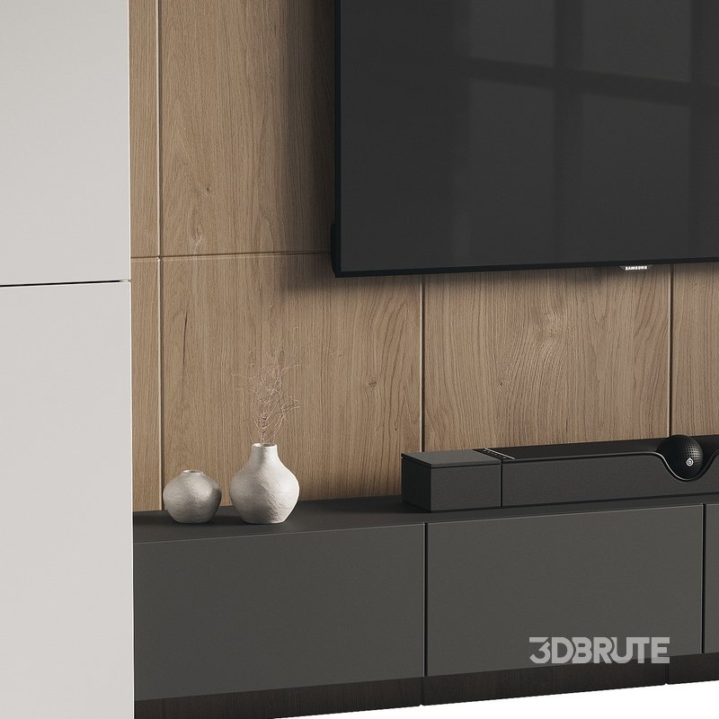 Tv Wall Set 051 Image 3