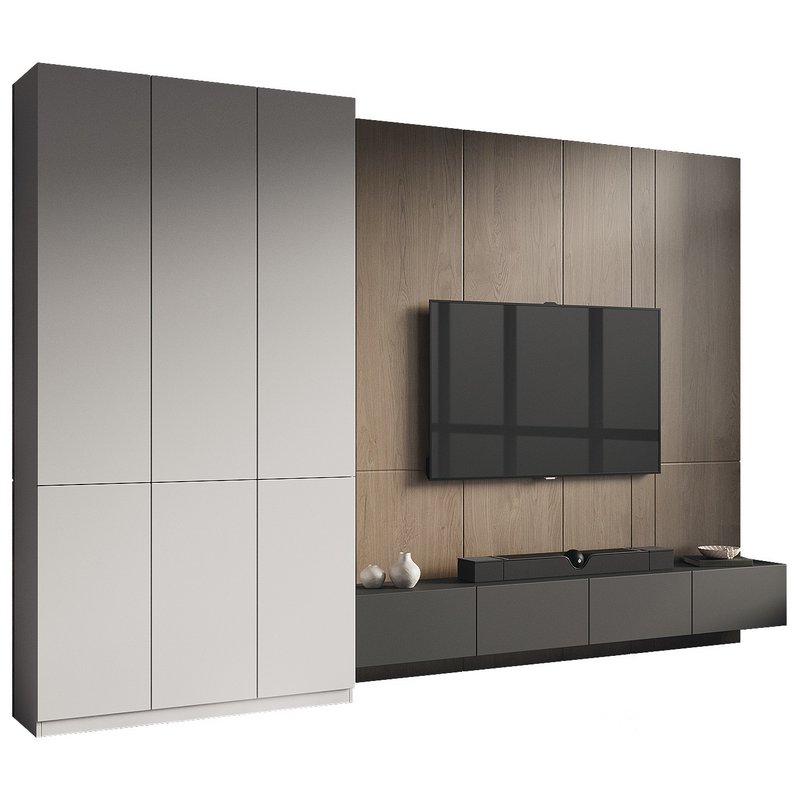 Tv Wall Set 051 Image 1