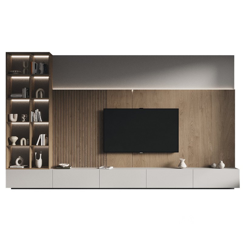 Tv Wall Set 045 Image 4