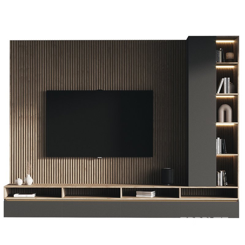 Tv Wall Set 035 Image 1