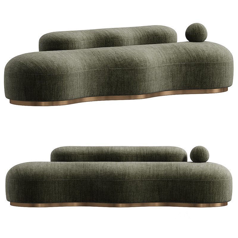 Wavy Sofa by Melis Tatlicibasi Image 1