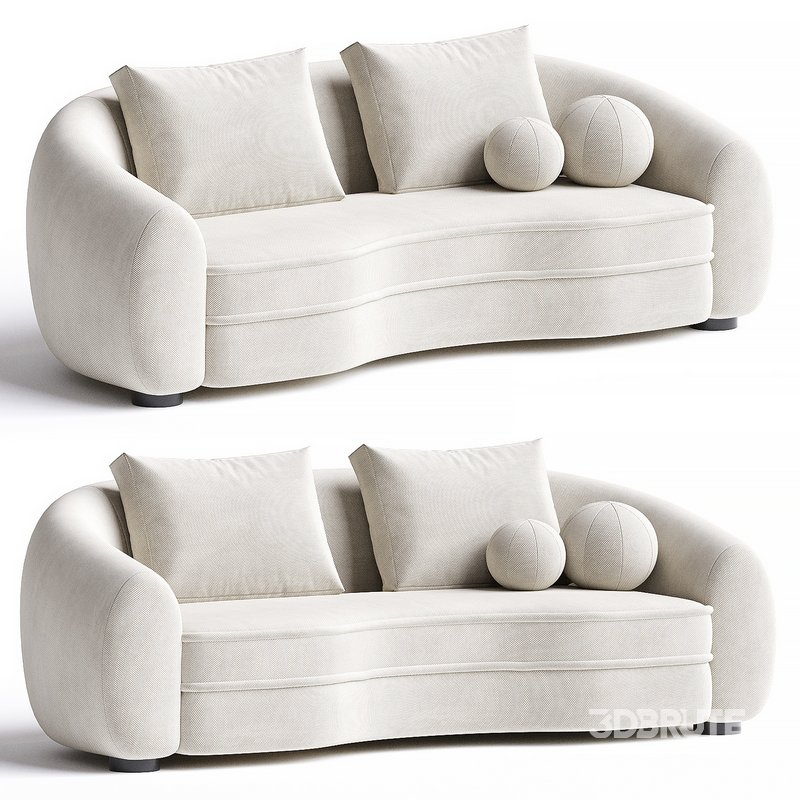 Sofa Eichholtz Sofa Freud Boucle cream Image 1
