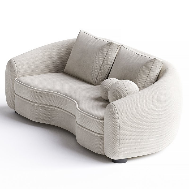 Sofa Eichholtz Sofa Freud Boucle cream Image 2