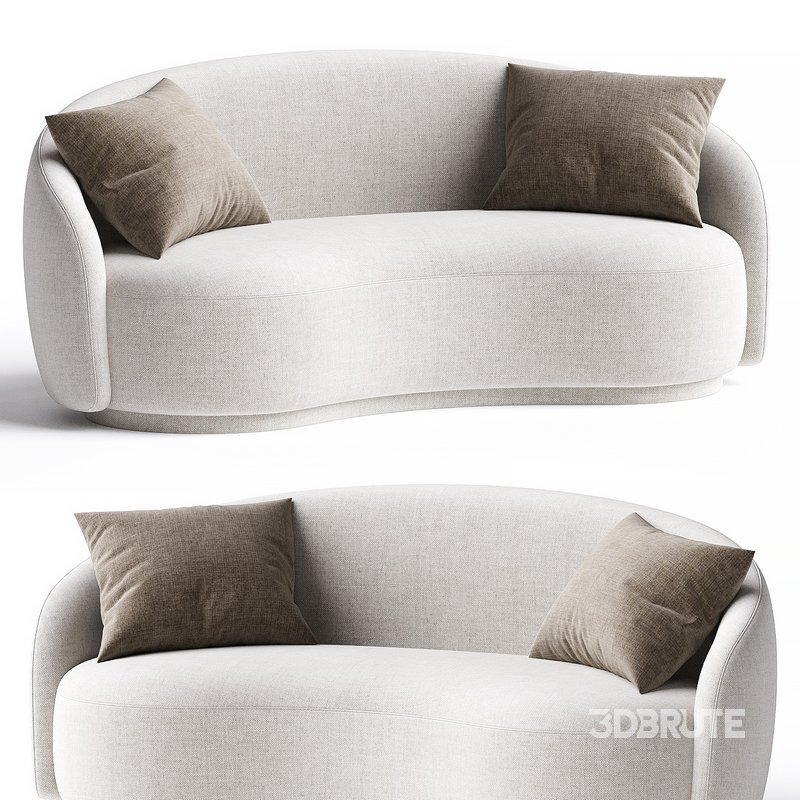 Trine 76” Upholstered Sofa Image 1