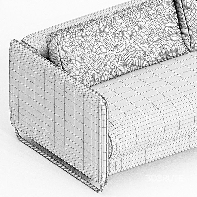 TANDOM DARK GRAY SLEEPER SOFA Image 3