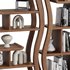 Ying Yang Solid teak Bookcase - Thumbnail 2