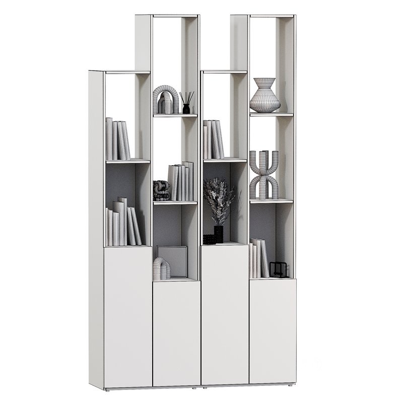 Modular rack Matis-1 White Image 2