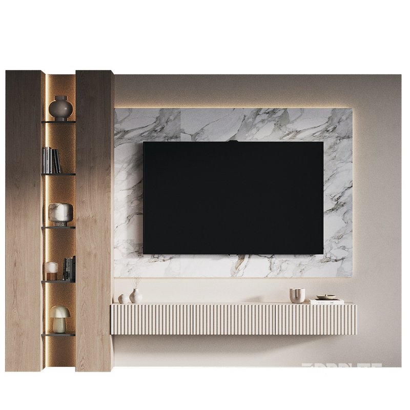 Tv Wall Set 050 Image 1