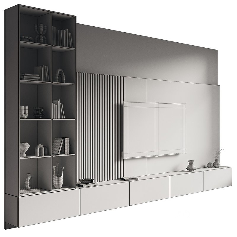 Tv Wall Set 045 Image 2