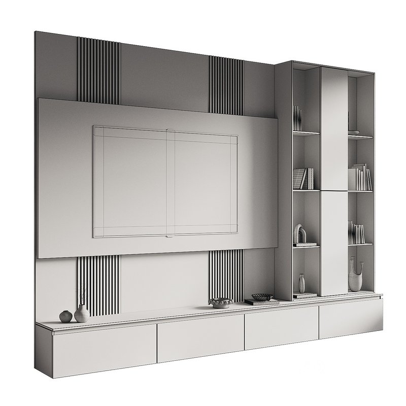 Tv Wall Set 034 Image 2