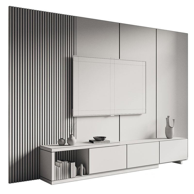 Tv Wall Set 047 Image 2