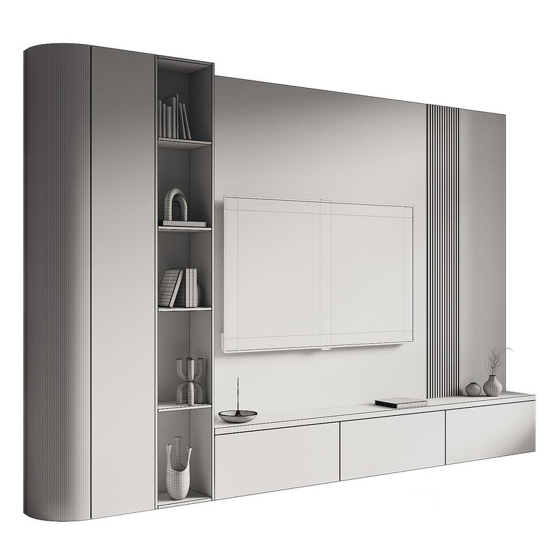 Tv Wall Set 036 Image 3