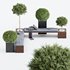 Outdoor Plants Pot Facilities Bench - Thumbnail 1
