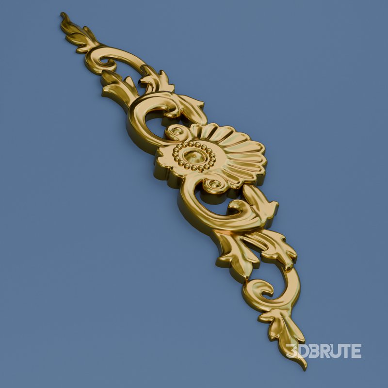 Cartouche 02 Decor molding Image 3