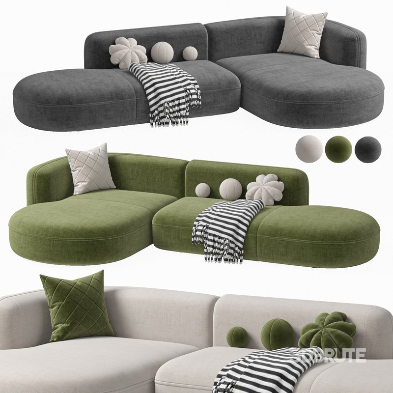 Sofa ROYALTY 2.0 by Luzaro, Configuration 1 Image 1