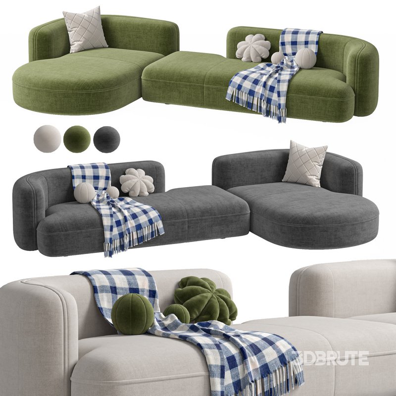Sofa ROYALTY 2.0 by Luzaro, Configuration 4 Image 1