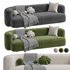 Sofa ROYALTY 2.0 by Luzaro. Configuration 2 - Thumbnail 1