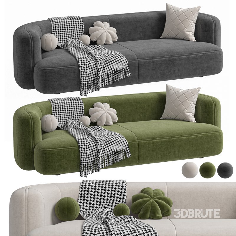 Sofa ROYALTY 2.0 by Luzaro. Configuration 2 Image 1