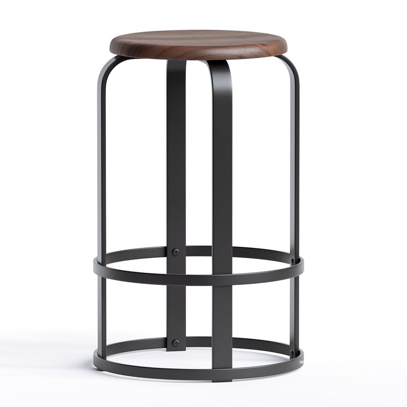 Solid Wood 26Inch Counter Stool Image 1
