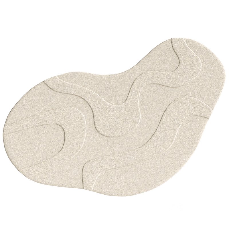 ALYA RUG ORGANIC MILK Image 1