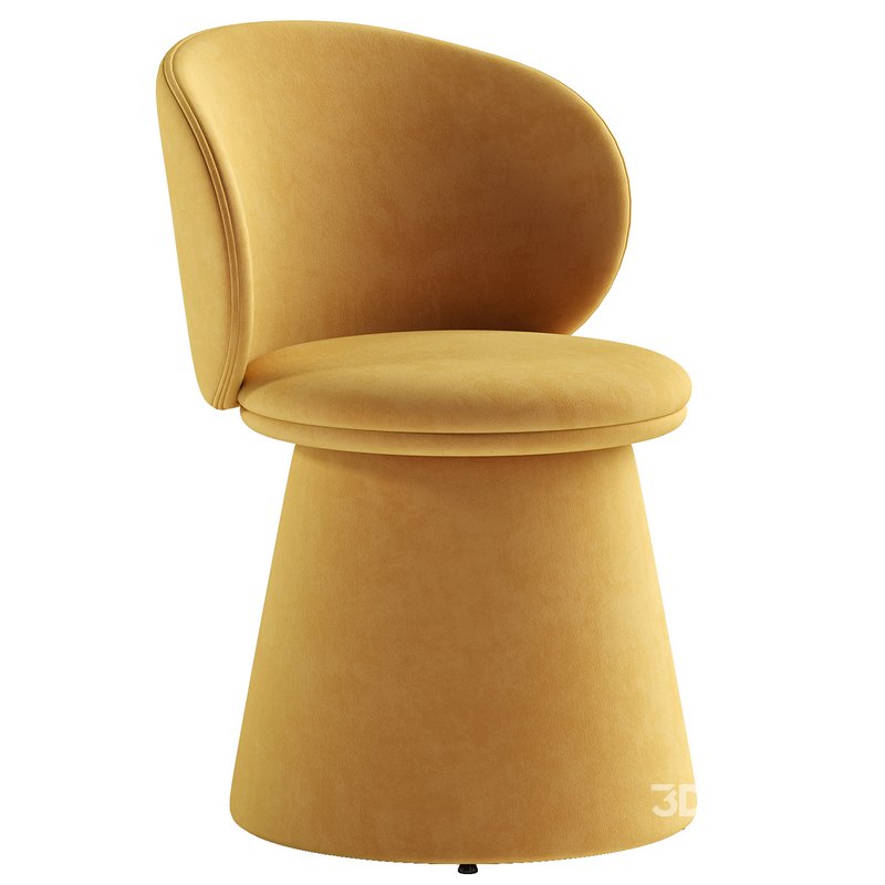 Oblic Swivel Dining Chair Image 1