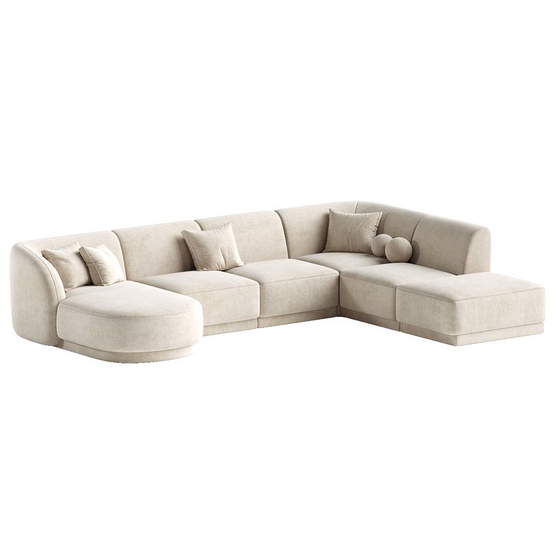 Miley Corner Sofa & U Shaped Sofa Image 1