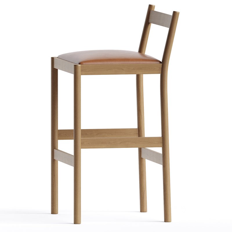 Carob Bar Stool Image 3