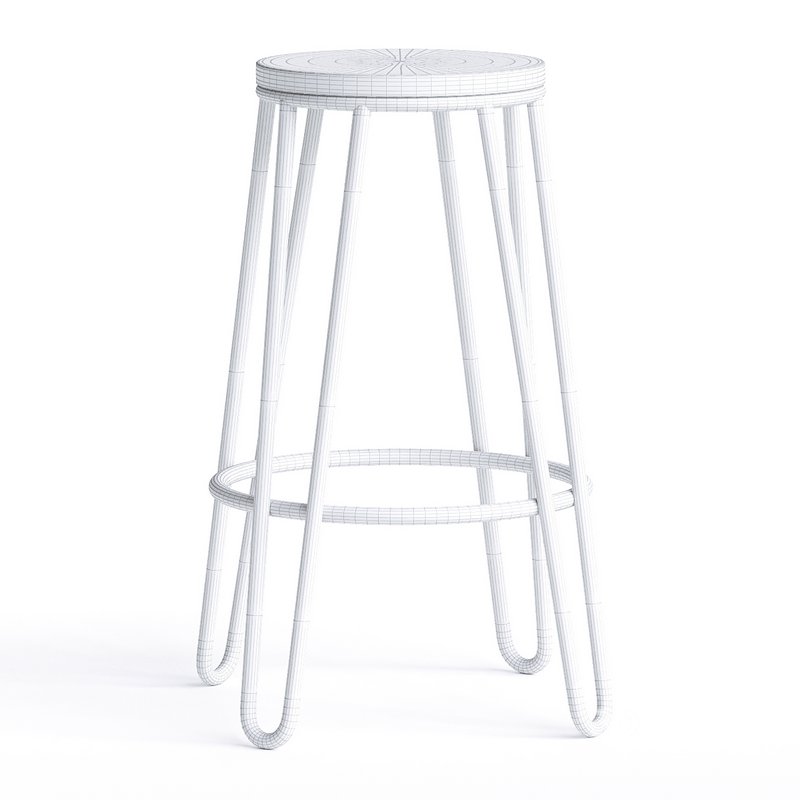 75cm Jonas Hairpin Stool Image 3