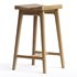 Handmade modern large oak stool - Thumbnail 4