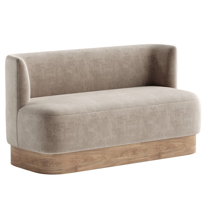 Krista Upholstered Dining Bench Image 1